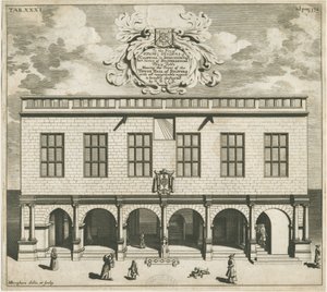 Stafford - Shire Hall: gravura em placa de cobre, nd [1686] de Michael Burghers