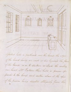 Sala de Palestras de John Tatum em Dorset Street, na Fleet Street, 1810 (caneta e tinta no papel)