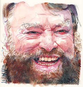 Brian Blessed (aguarela)