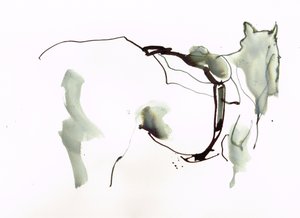 Sem título, 2018 (aguarela sobre papel) de Michael Frith