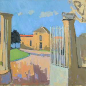 Bages, França, 2017 (óleo sobre linho) de Michael G. Clark