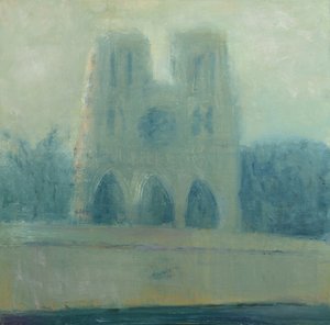 Notre Dame, Paris, 2016 (óleo sobre linho) de Michael G. Clark