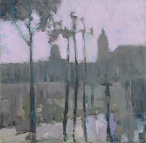 Paris in the Rain, 2016 (óleo sobre linho)
