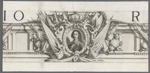 O Cerco de La Rochelle: Placa 2, 1628-1630. de Michael Lasne
