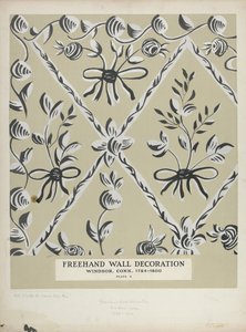Decoração à mão livre, c. 1939.