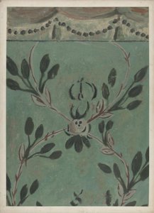Decoração de parede à mão livre, 19351942.