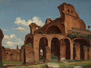 A Basílica de Constantino, Roma, 1830.