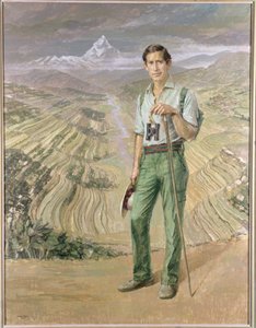 HRH O Príncipe de Gales (b.1948) 1982-83 (óleo sobre tela)