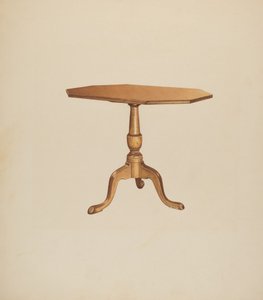 Tripé de mesa, 19351942.