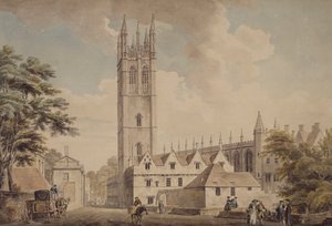 Ponte e torre de Magdalen, Oxford, 1768-1772