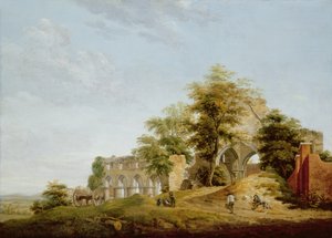 Ruínas da Abadia de Buildwas, 1770