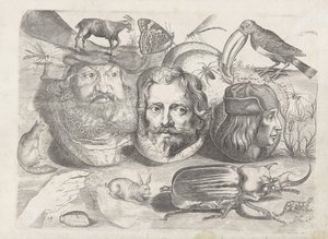 Folha de exercícios com exemplos de desenho: retratos, animais, insetos de Michael Snijders
