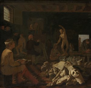O estúdio de um pintor