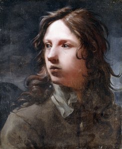 Um jovem, comprimento do busto, em uma jaqueta cinza, de Michael Sweerts