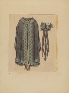 Casaco de Algodão Preto