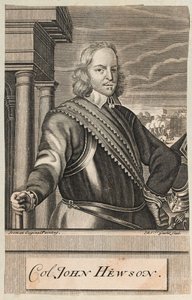 Coronel John Hewson, c.1647 (gravura) de Michael Vandergucht