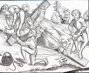 A crucificação de uma criança