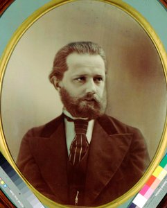 Peter Tchaikovsky, compositor russo, século XIX de Michail Michailovich Panov