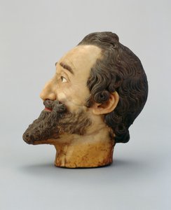 Cabeça de retrato de Henrique IV da França, c.1610 (cera) (ver também 312106 e 312138)
