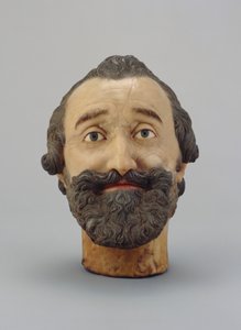 Cabeça de retrato de Henrique IV da França, c.1610 (cera) (ver também 312106 e 312139)