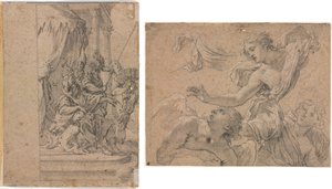 Estudos dos Anjos (reto); Panthea antes de Cyrus? (verso) de Michel Dorigny