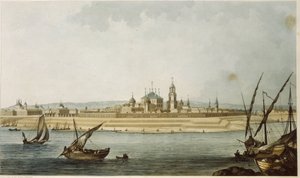 Tver (Rússia). (De 1931 a 1991, a cidade foi chamada Kalinin). Descrição da cidade neo-clássica, uma vez que foi reconstruída após a sua destruição pelo fogo em 1763, bem como as actividades no Volga, que faz fronteira com a cidade. Trabalho de Michel Fr