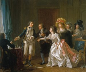 O contrato de casamento interrompido, c. 1789.