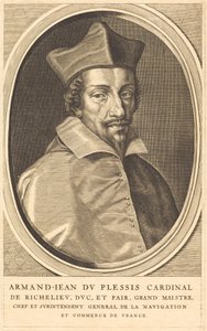 Armand Jean du Plessis, Cardeal Richelieu de Michel Lasne