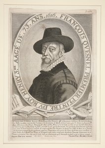 François Quesnel (1543-1619), aos 73 anos de Michel Lasne