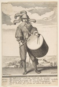 O baterista, 1620-1667. de Michel Lasne