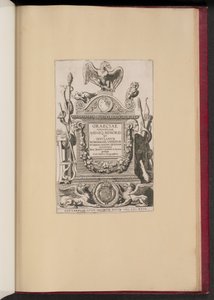 Página de rosto para Hubert Goltzius Nomismata Menor e Ilhas de Michel Lasne after Sir Peter Paul Rubens