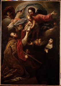 Virgem com o Menino, São François de Salles e Santa Joana de Chantal (pintura) de Michel Serre