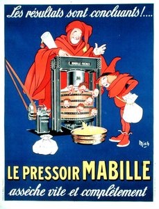 Poster a satirizar os novos impostos (cor litho) de Michel called Mich Liebeaux