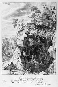 A ninfa Echo se transformou em som, 1655 de Michel de Marolles