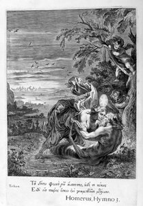 Tithonus, amante de Eoss, transformado em gafanhoto, 1655