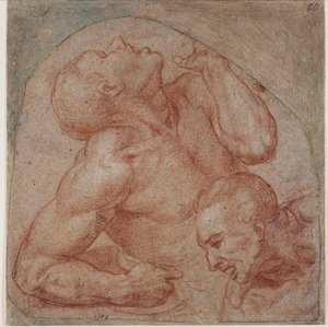 Cópia do Juízo Final de Michelangelo (after) Buonarroti