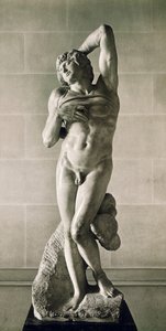 Em cativeiro, diz o escravo moribundo. de Michelangelo Buonarroti