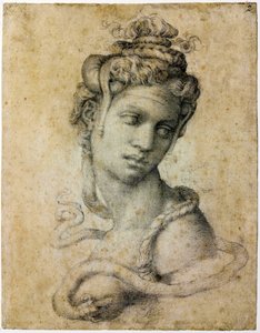Cleópatra, c.1535 de Michelangelo Buonarroti