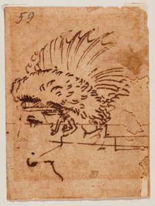 Cabeça com crista de Michelangelo Buonarroti