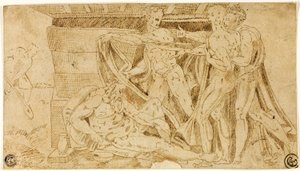 A embriaguez de Noé de Michelangelo Buonarroti