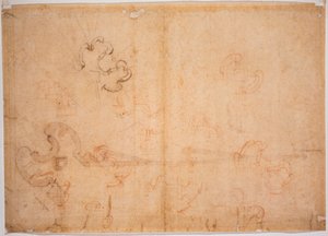 Projeto de fortificação para portão de canto de Michelangelo Buonarroti
