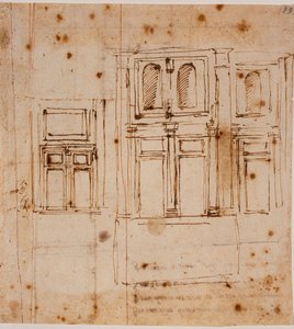 Prospectos murais para a Capela Laurenciana de Michelangelo Buonarroti