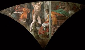 Castigo de Hamã de Michelangelo Buonarroti