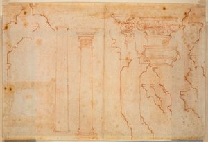 Estudos a partir de monumentos romanos de Michelangelo Buonarroti