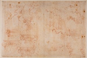 Estudos a partir de monumentos romanos de Michelangelo Buonarroti