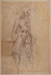 Estudo para um Cristo ressuscitado de Michelangelo Buonarroti