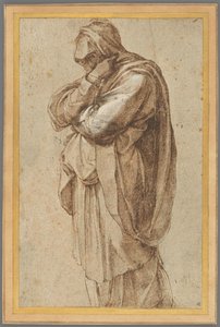 Estudo de uma mulher de luto de Michelangelo Buonarroti