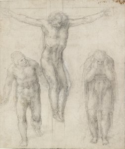 A crucificação, século 16 de Michelangelo Buonarroti