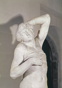 O escravo moribundo, 1513-15 de Michelangelo Buonarroti
