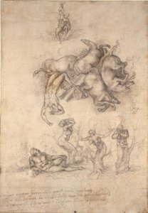 A queda de Phaeton de Michelangelo Buonarroti